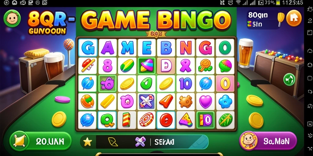 Tampilan gameplay Bingo yang menarik di 8QR.