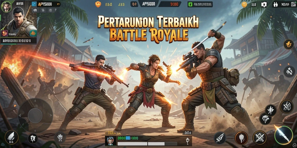 Tangkapan layar utama gameplay API5000 menampilkan pertempuran tak terlupakan.
