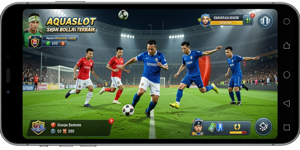 Tampilan gameplay AQUASLOT yang menegangkan dan menyenangkan.