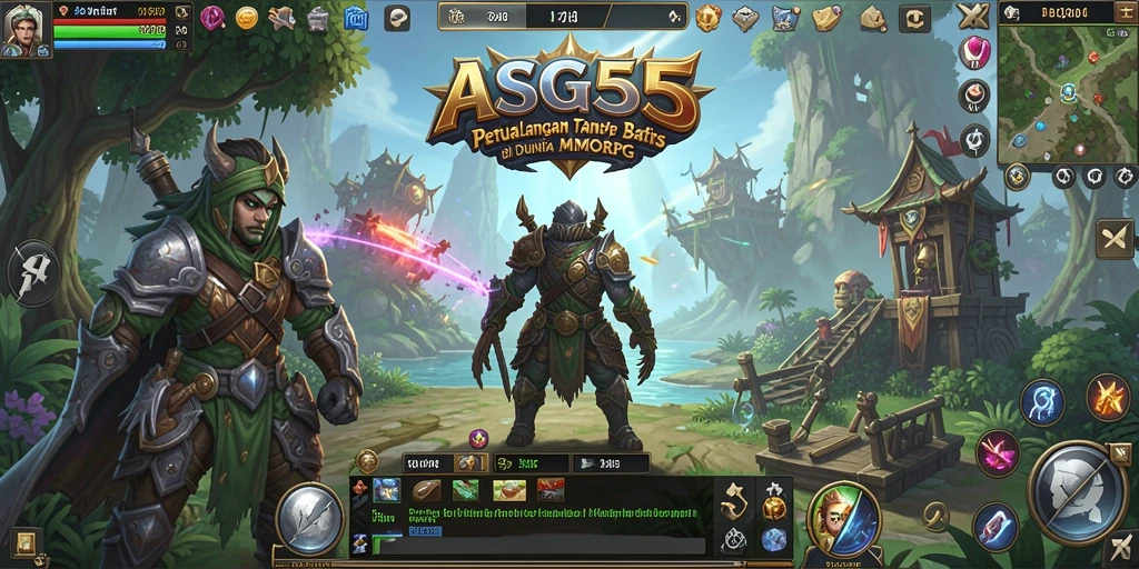 Pengalaman bermain mendebarkan dalam dunia fantasi MMORPG.
