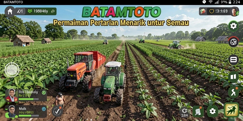 Gameplay menarik dalam <strong>BATAMTOTO</strong> yang menggambarkan suasana bertani.