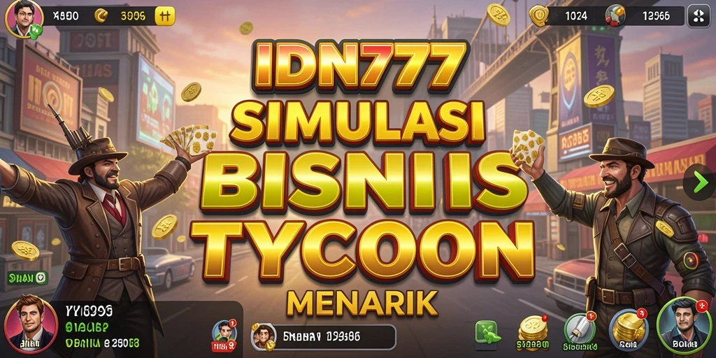 Screenshot utama IDN777 menampilkan aktivitas manajemen bisnis yang seru.