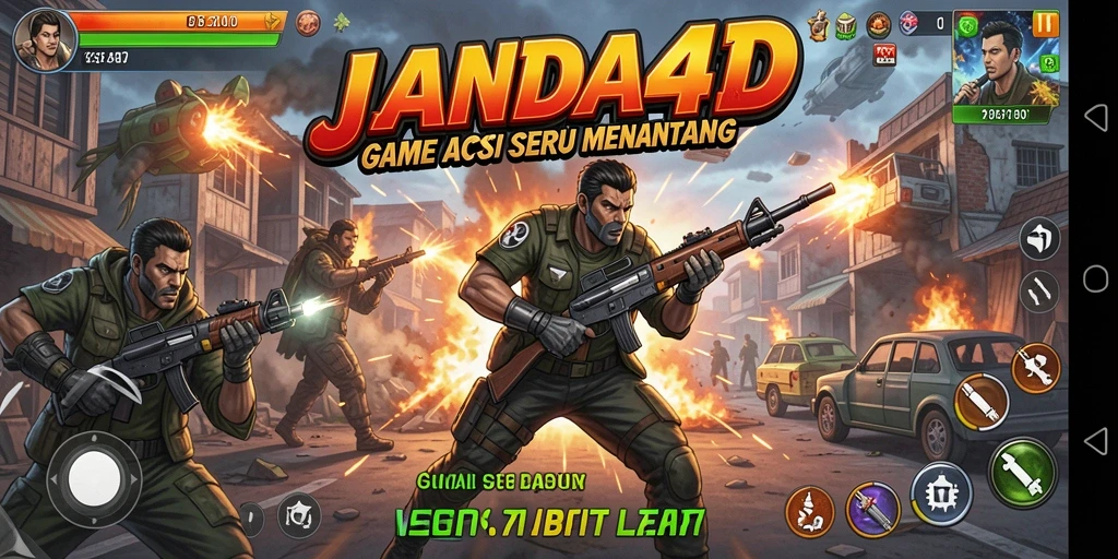 Tangkapan layar <strong>JANDA4D</strong> menunjukkan aksi mendebarkan dalam pertempuran.