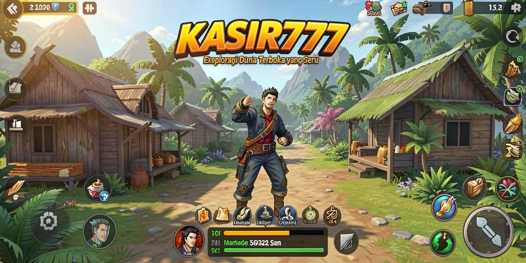 Tampilan menarik dari gameplay dunia terbuka KASIR777.