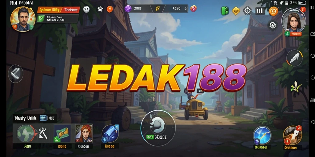 Screenshot dari antarmuka LEDAK188 yang intuitif dan bermanfaat.