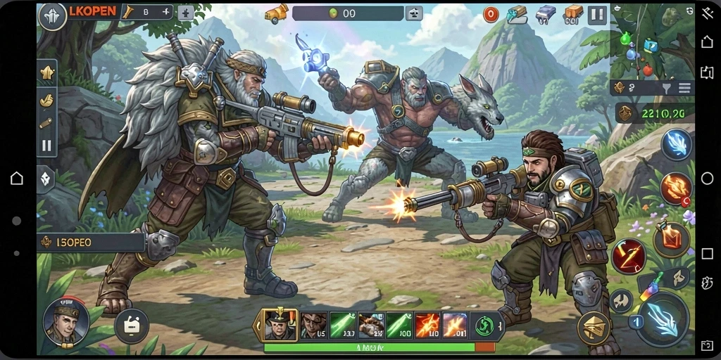 Tampilan gameplay yang menarik dan interaktif di LKOPEN.