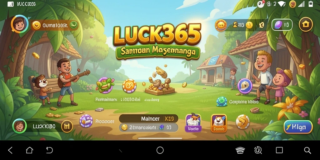 Tampilan gameplay menarik dari LUCK365 saat permainan sedang berlangsung.