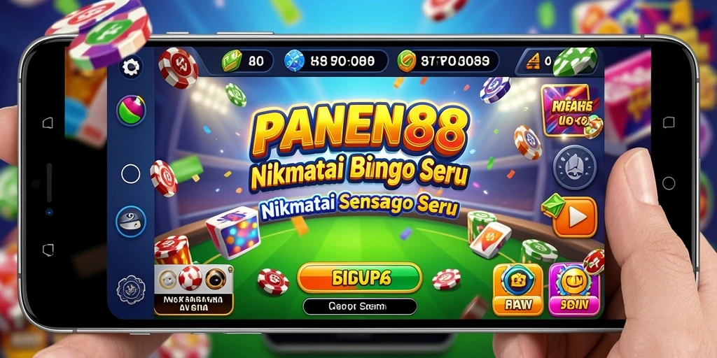 Screenshot gameplay menunjukkan keseruan bermain Bingo di PANEN88.