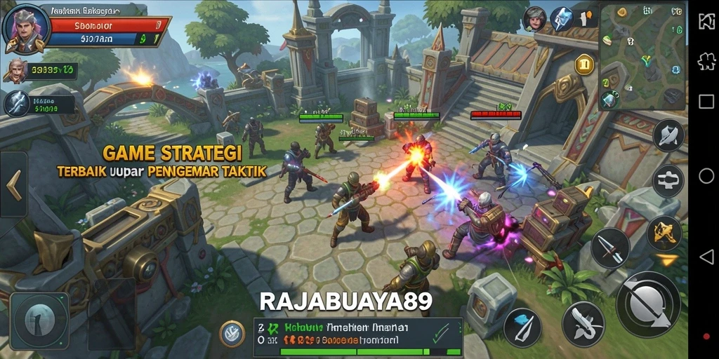 Tampilan gameplay menarik dari RAJABUAYA89 yang penuh strategi.