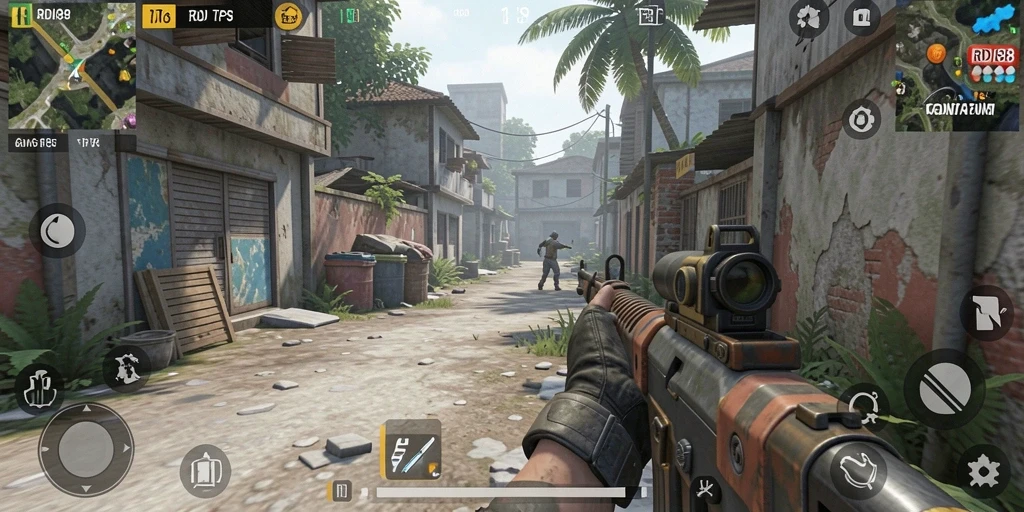 Gameplay RDI88 menampilkan pertempuran seru dengan grafis yang memukau.