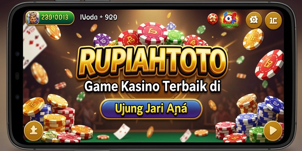 Tampilan gameplay menarik dari RUPIAHTOTO dengan berbagai pilihan permainan Kasino.