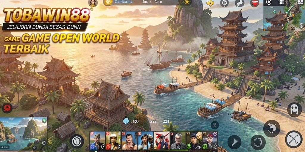 Screenshot TOBAWIN88 menampilkan gameplay Open World yang menakjubkan dan seru.
