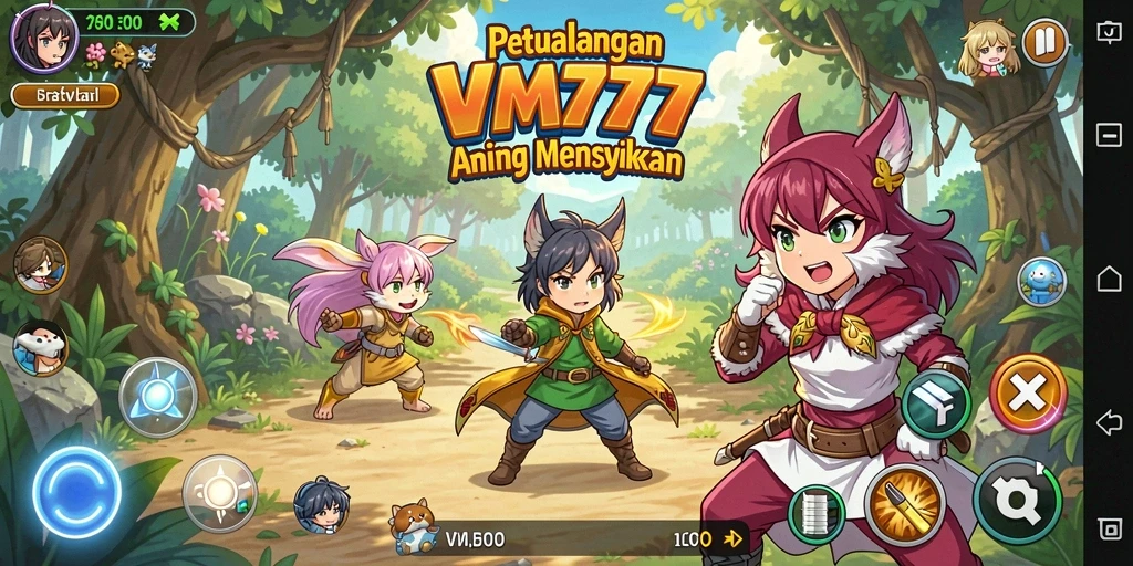Tampilan permainan VM777 yang penuh warna dan menarik.