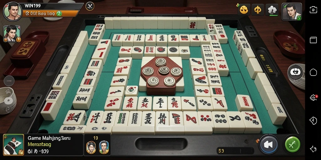 Screenshot gameplay WIN199 menampilkan momen seru bermain Mahjong.